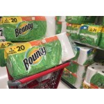 Paper Towels Manufacturer - Bounty 2-Ply White 8 Family Rolls 20 Regular Rolls Wholesale