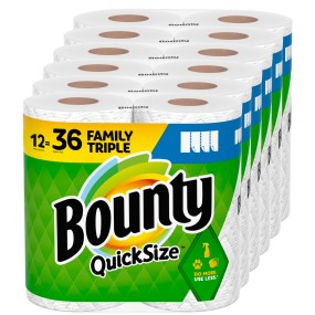 Paper Towels Manufacturer - Perfect Original Bounty Quick-Size White 12 Family Triple 36 Regular