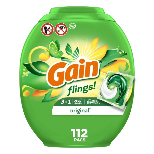 Laundry Detergent Manufacturer - Top Notch Quality Gain Flings 112 Ct Available Bulk