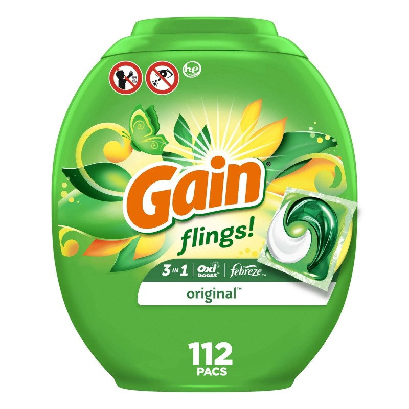 Laundry Detergent Manufacturer - Top Notch Quality Gain Flings 112 Ct Available Bulk