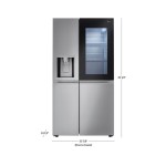 冰箱厂家 - 畅销27立方英尺2门智能对开门制冰