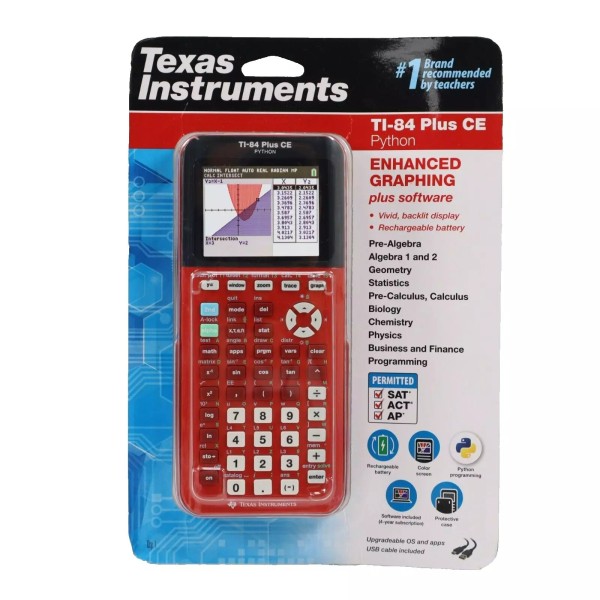 Calculator Manufacturer - Hot Selling Texas Instruments TI-84 Plus CE Colors Graphing Complete