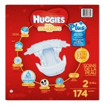婴儿纸尿裤厂家 - 热销Huggies小 snugglers加强2码174片批量