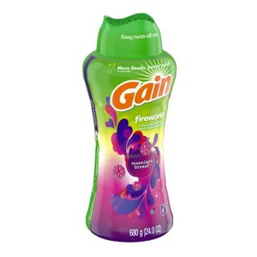 洗衣增效剂厂家 - 可批量Gain Fireworks洗中增效珠月光24盎司