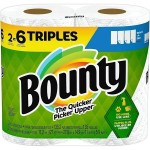 Paper Towels Manufacturer - Highly Effective Bounty Full Sheet White 2 Triple Rolls 6 Regular