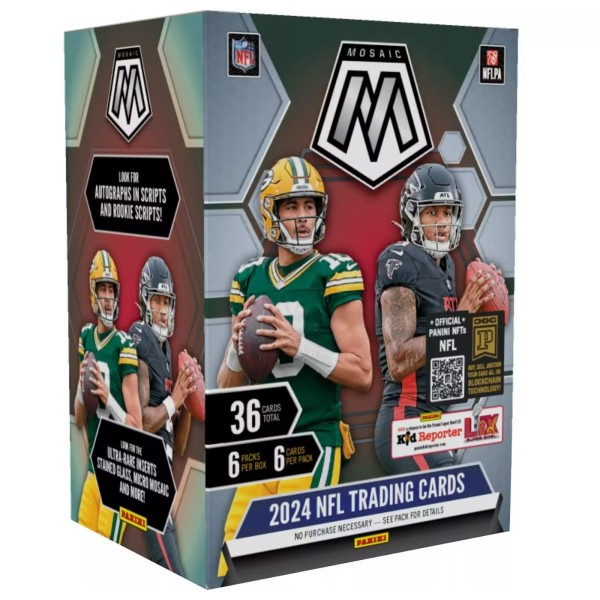 Football Cards Manufacturer - Huge Demand 2024 Panini Mosaic Football 6-Pack Blaster Box