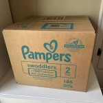 婴儿纸尿裤厂家 - 最优价Pampers Swaddlers2码186片顶级卖家