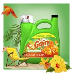 洗衣液厂家 - 高效Gain香气增强岛清新107次154盎司