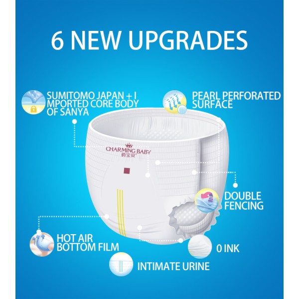 婴儿训练裤厂家 - 2025新款一次性细腻丝滑呵护婴儿肌肤