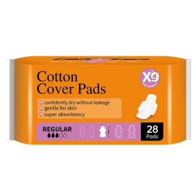 Sanitary Pads Manufacturer - Private Label High Quality Leak Guard Cotton Cover Pads