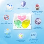 洗衣凝珠厂家 - 环保3合1浓缩凝胶珠