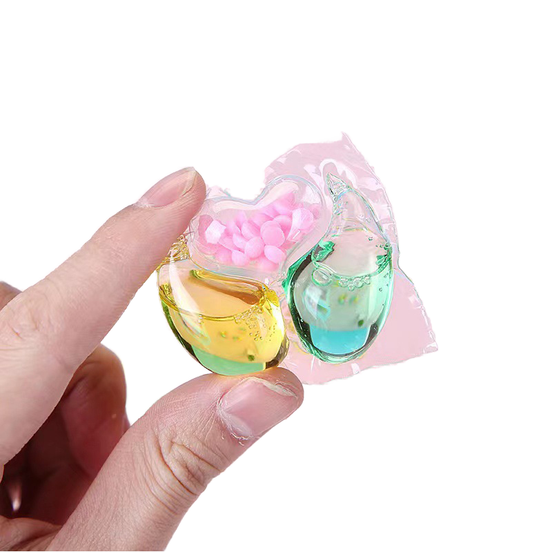 洗衣凝珠厂家 - 环保3合1浓缩凝胶珠