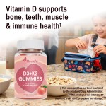 维生素D3 K2软糖供应商 - 蜜桃味骨骼保健