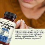 镁复合物工厂 - 素食500mg放松补充