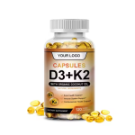 钙软胶囊工厂 - 素食D3 K2骨骼支持