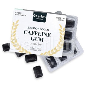 Caffeine Chewing Gum Factory - Natural L-Theanine Brain