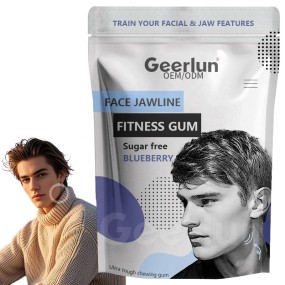 Jawline Gum Supplier - Blueberry Flavor Facial Training