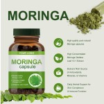 Private Label Wholesale Moringa Leaf Capsules Antioxidant Immune System Support for Digestive Health Skin Hair Joint Health