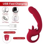 Hot Selling Women's G-Spot Clitoris Stimulator Dildo Tongue-Like Vibrator for Female Masturbation Sex Toys