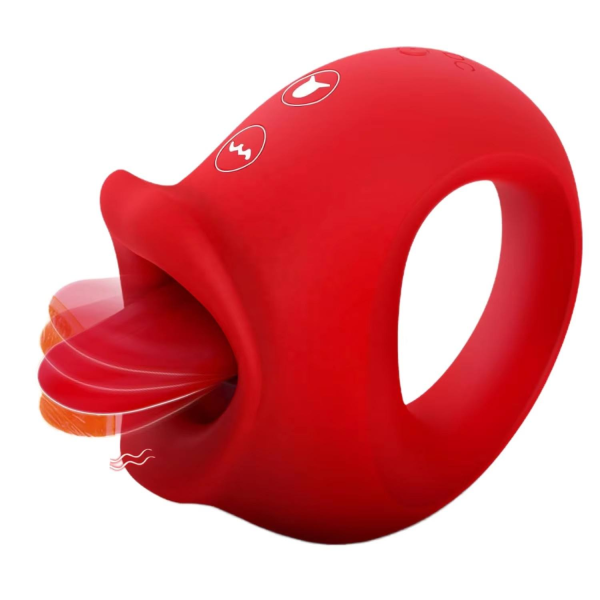 Red Lips Big Mouth Female Tongue Licking Sucking Second tide Vibrator Licking Pussy Sucking Adult Sex Masturbation Device