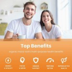Premium Maca Supplement Supports Energy Stamina Mood for Men and Women 60 Capsules Maca Capsules