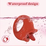 Hot Sale Mouth Tongue Licking Vibrator G Spot Clitoral Stimulator 10 Frequency Vibration and Tongue Licking Sex Toys for Women