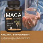 Maca Capsules Red Yellow and Black Maca Root Blend Men's Booster Adults Performance
