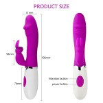 Strong G-Spot Shock Women's Double-Headed Rabbit Vibrator USB for Clitoral Stimulation Adult Foreign Trade Vibration Body