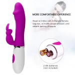 Strong G-Spot Shock Women's Double-Headed Rabbit Vibrator USB for Clitoral Stimulation Adult Foreign Trade Vibration Body