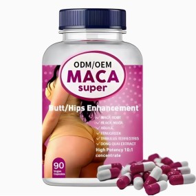 Premium Maca Supplement Supports Energy Stamina Mood for Men and Women 60 Capsules Maca Capsules