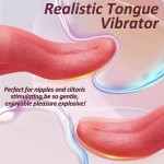 Realistic Female Tongue Licking Vibrator Clitoral Stimulation Sex Female Orgasm Sex Machine Adult Sex Toys