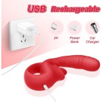 Hot Selling Women's G-Spot Clitoris Stimulator Dildo Tongue-Like Vibrator for Female Masturbation Sex Toys