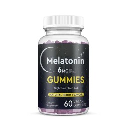 助眠软糖供应商 - 褪黑素6mg莓果味