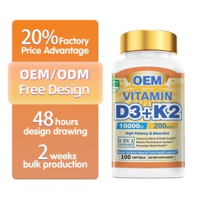Vitamin D3+K2 Supplier - Bioactive Bone Teeth Immune