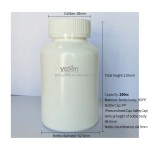 塑料容器工厂 - 可定制HDPE 50cc-250cc白色