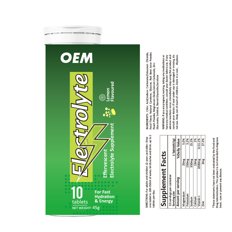 胶原蛋白泡腾片供应商 - 维C电解质