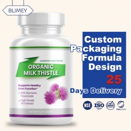 肝脏解毒胶囊工厂 - 水飞蓟500mg OEM代工