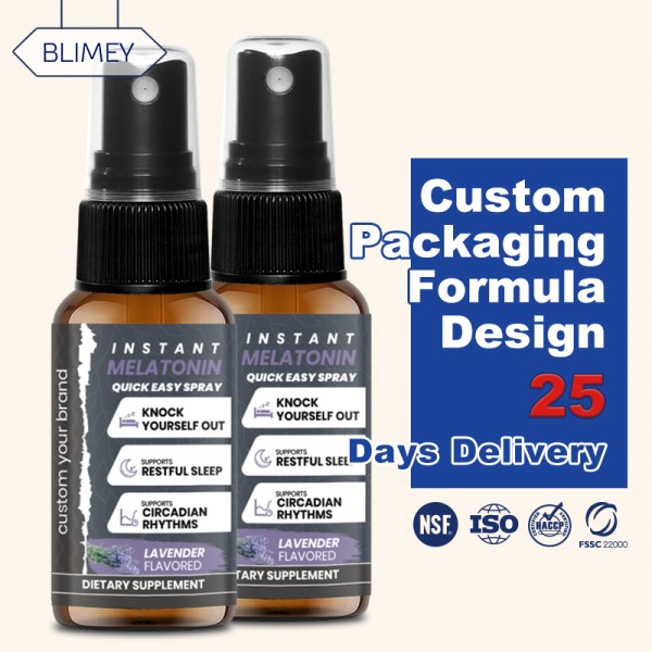 褪黑素滴剂生产厂家 - 口服液体喷雾补充剂