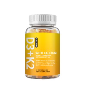 维生素软糖厂家 - 低糖D3 K2骨骼健康补充剂