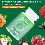 白藜芦醇胶囊供应商 - 1800mg非转基因强效复合物