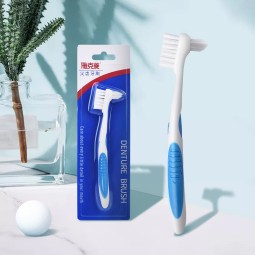 义齿清洁刷生产厂家 - 优质角度双面