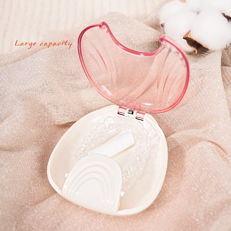 牙科保持器盒工厂 - 贝壳型按压储存