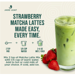 OEM Private Label Organic Strawberry Matcha Tea Healthy Beverages Packings-Sachet Free Sample Matcha Powder Strawberry