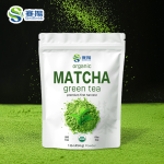 ISO Factory Supply Organic Custom Ceremonial Matcha Sachet Bag 50g Grade Organic Matcha Tea Powder