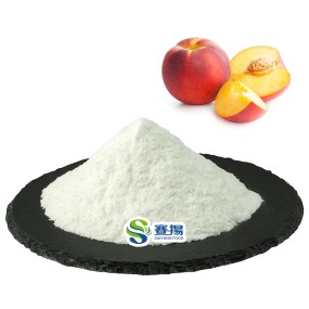 Food Grade 100% Pure Peach Powder Honey Peach Juice Powder Wild Cultivated White Appearance M.O.Q. 1kg Packaged in Drum