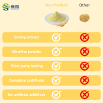 Factory Straight Panax Ginseng Root Powder Ginsenosides 80%  Herbal Extract Healthy Supplement Ginseng Extract Powder