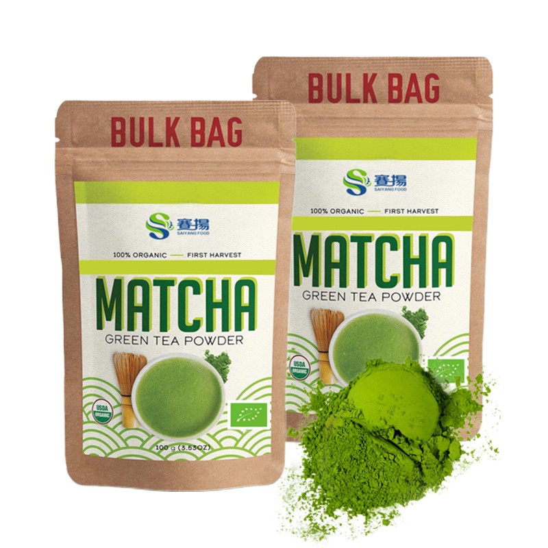 Chinese Bulk 100% High Quality Matcha Bag 30gram Ceremonial Grade Oem Matcha Powder Pure Green Matcha Tea Powder