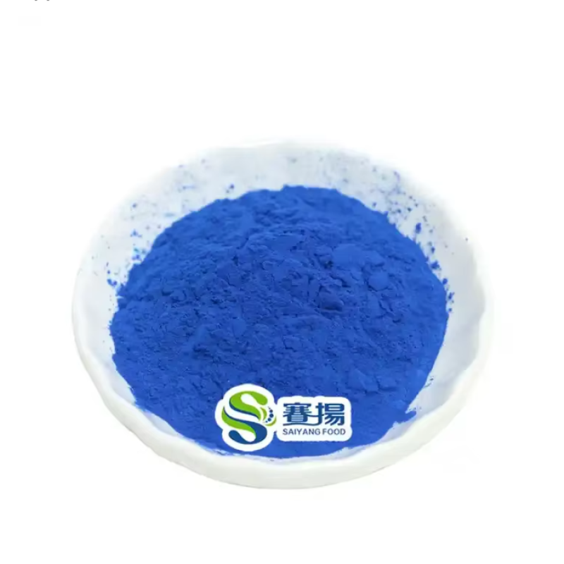 Bulk Natural Pigment Food Grade Coloring Gardenia Blue Powder Gardenia Jasminoides Ellis Extract E80 GardeniaBlue Powder