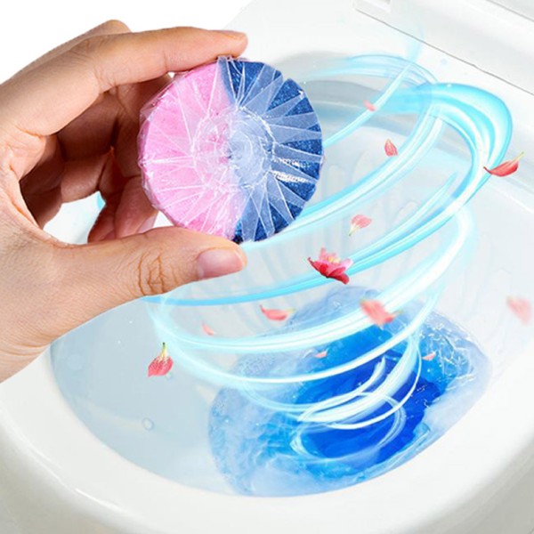 洁厕片供应商 - 环保玫瑰花香型粉色