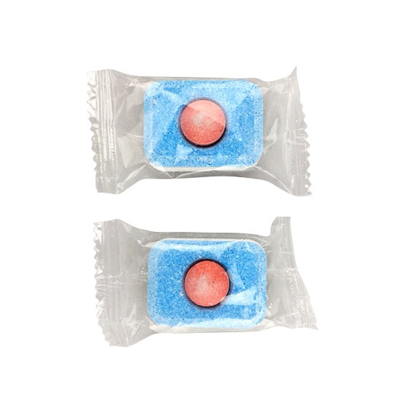 洗碗机片厂家 - 定制蓝色固体去污